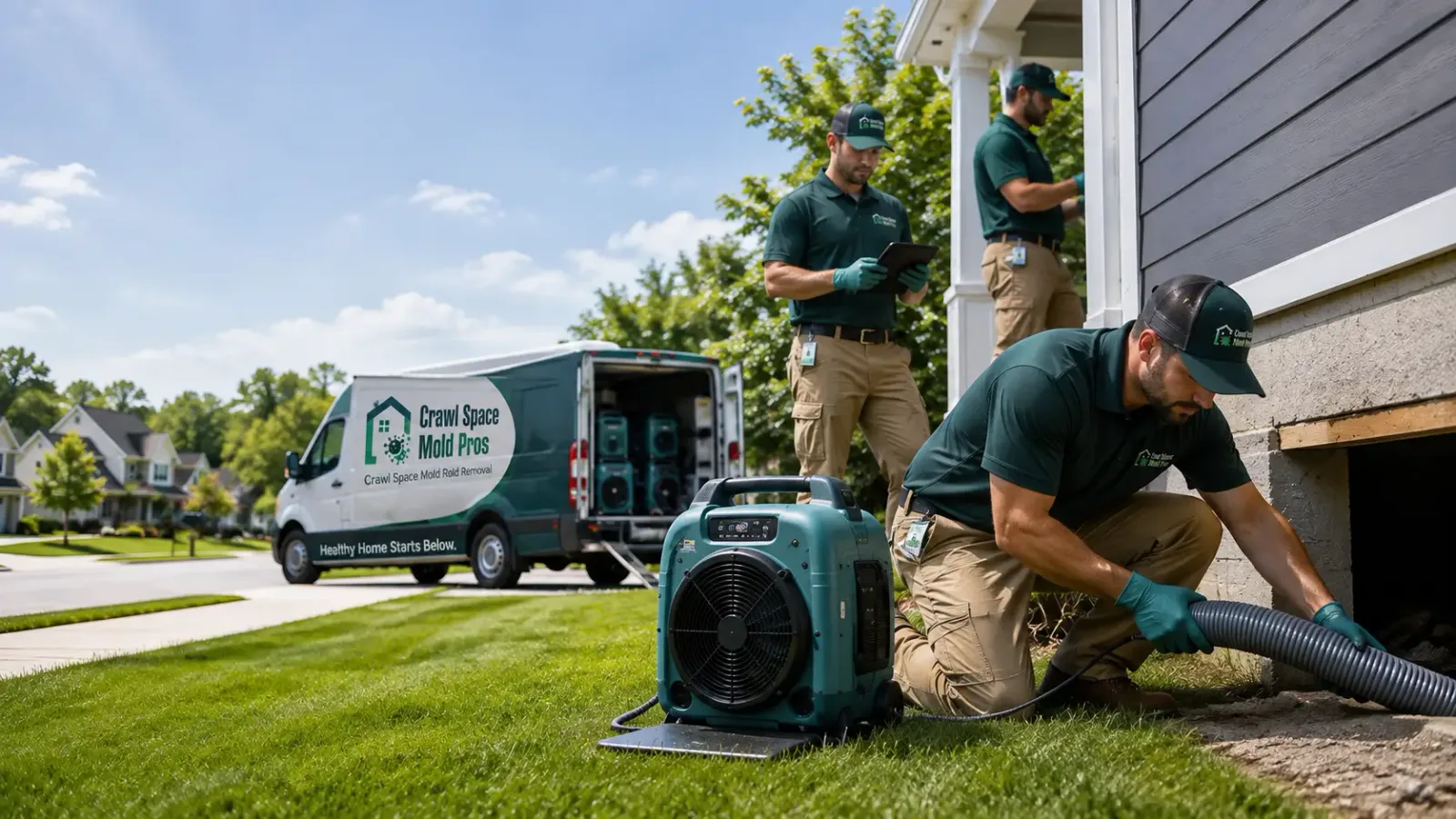Crawl Space Mold Removal in Garrison, IA
